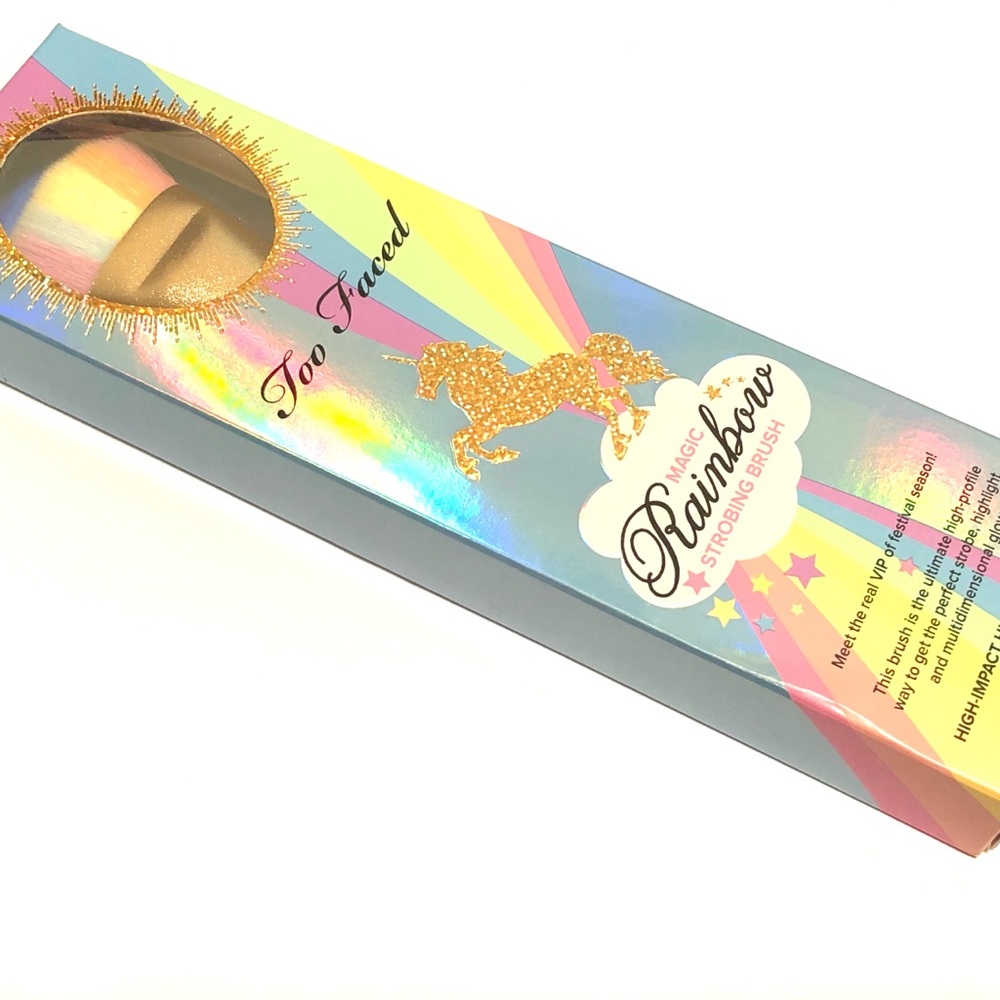 Too Faced Magic Rainbow Brush NIB